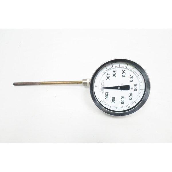 Ashcroft Duratemp Every Angle Dial 412In 9In 4001200F Gas Actuated Thermometer 600B-02-AT